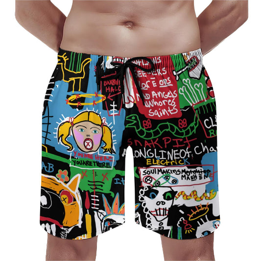 Vintage Graffiti Geek Shorts