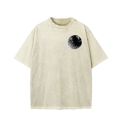 Sasquatch & Alien: Best Photobomb Ever! Washed T-shirt
