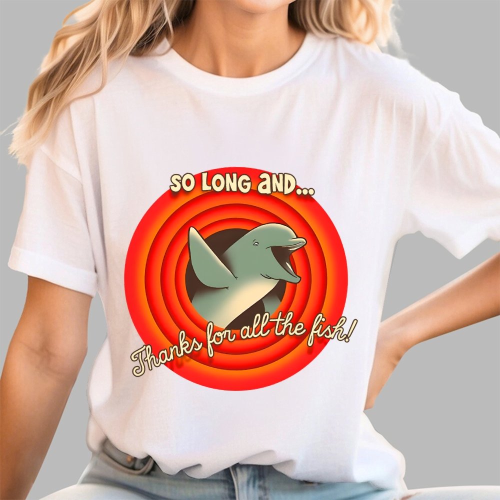 So Long & Thanks for all the Fish Unisex Geek T-Shirt