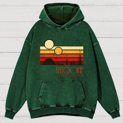 Dual Suns Vast Dunes Vintage Distressed Hoodie