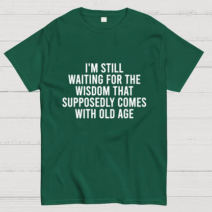 I'm Still Waiting For The Wisdom. That Supposedly Come With Old Age Geek T-Shirt