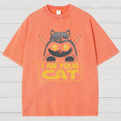 I Am Your CAT Vintage Distressed T-shirt