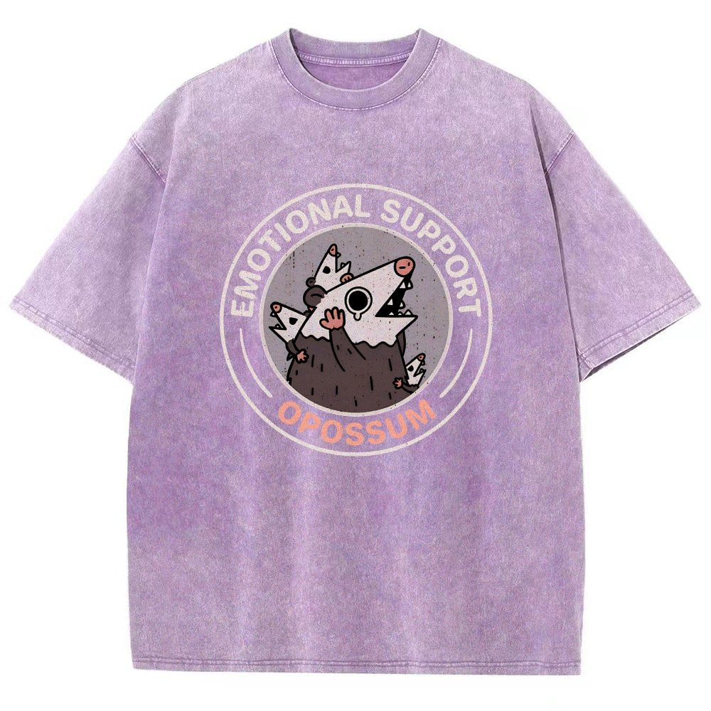 Emotional Support Possum Vintage Distressed T-shirt