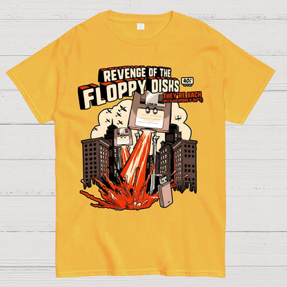 Attack of the Floppy Disks Geek T-Shirt