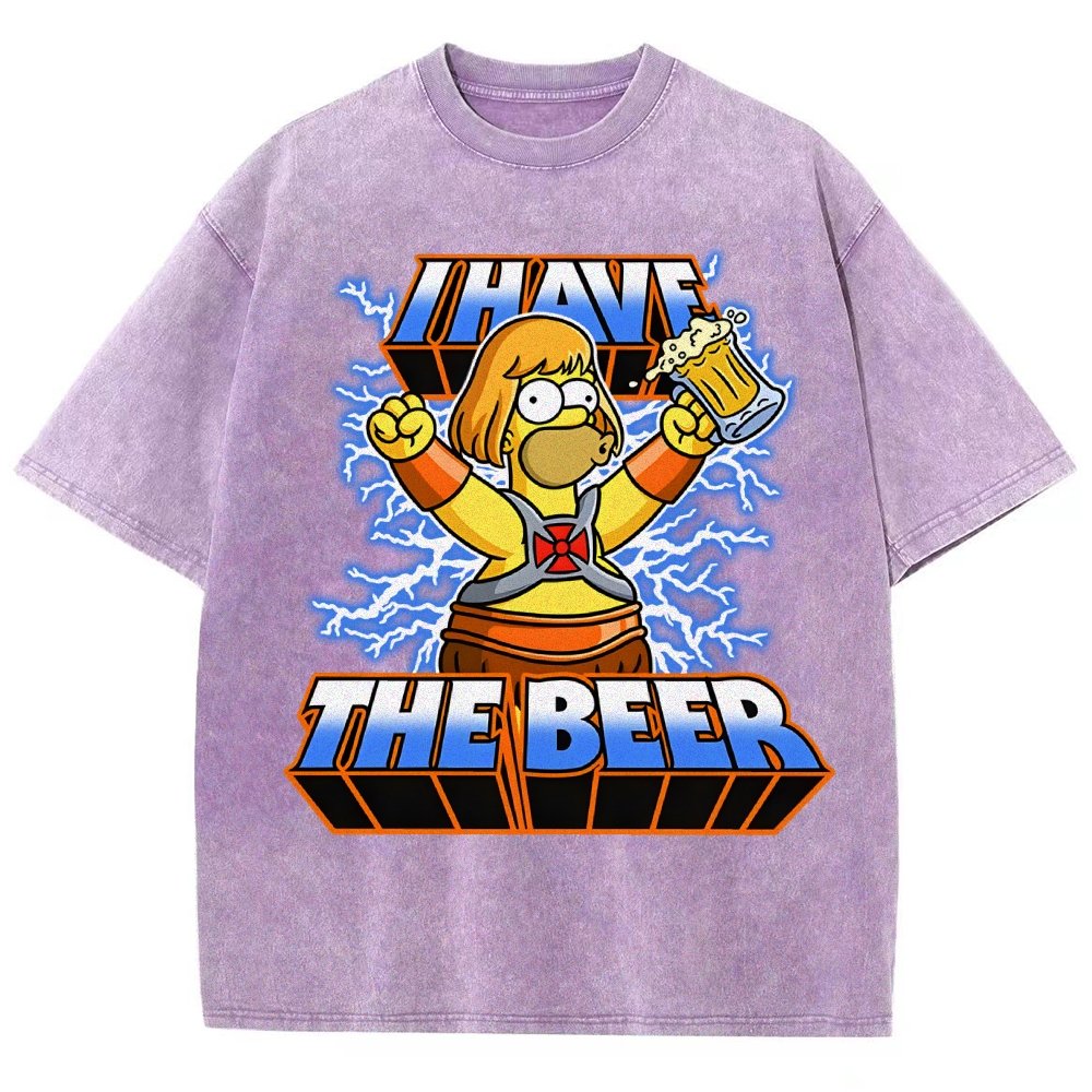 He-Beer Vintage Distressed T-shirt