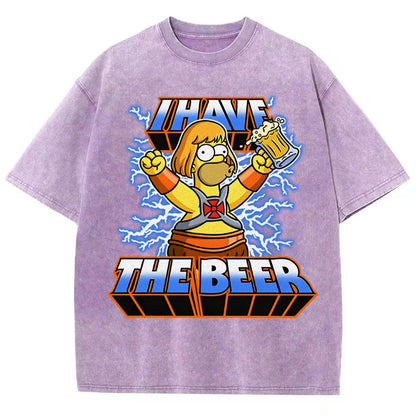 He-Beer Vintage Distressed T-shirt