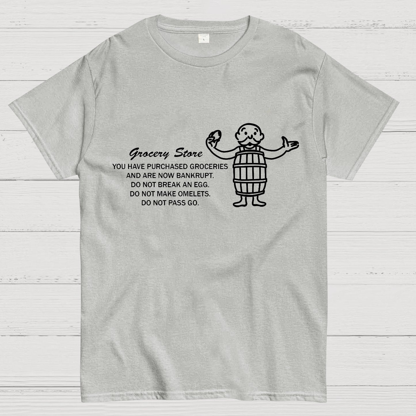 Chance on Eggs Pass Go Geek T-Shirt
