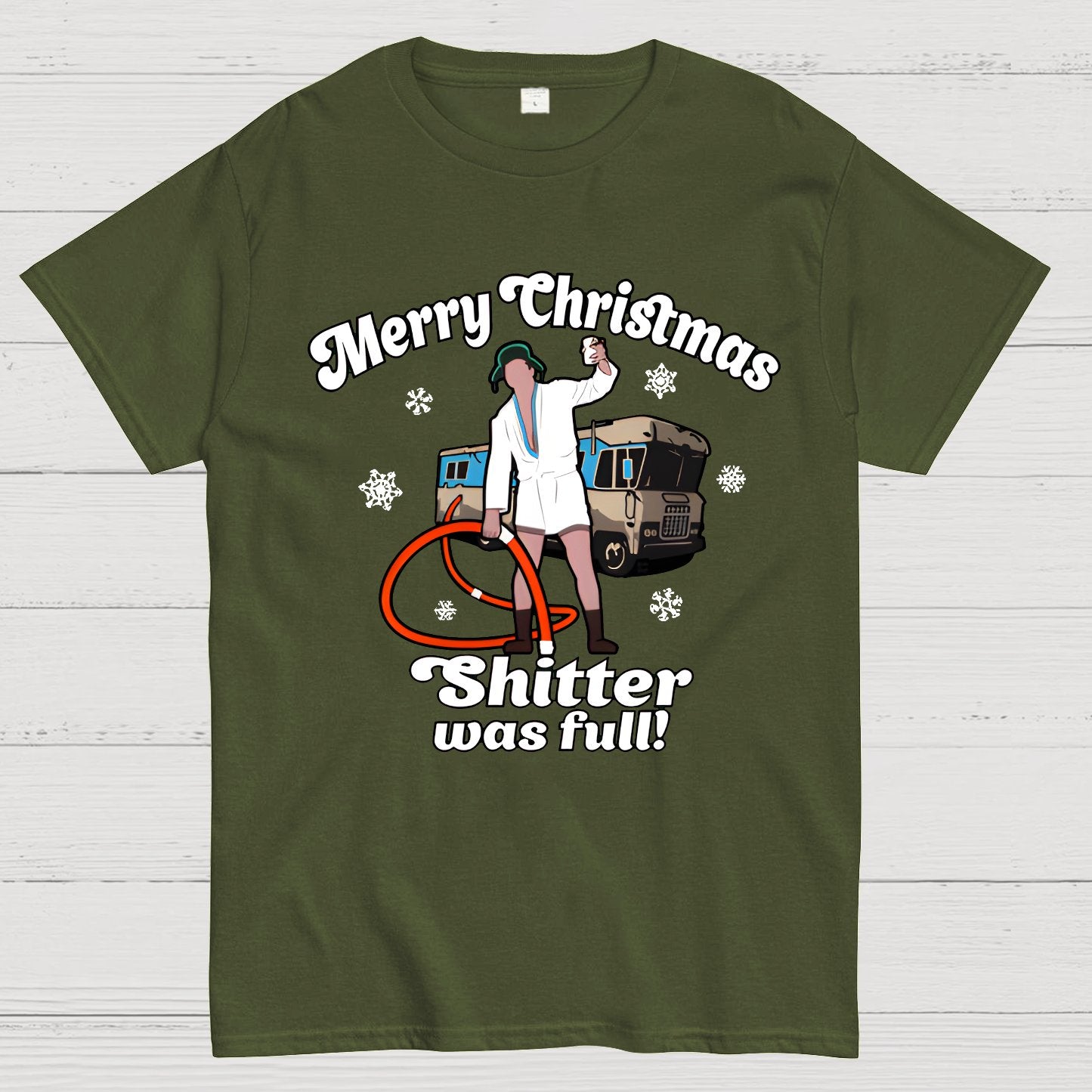 Merry Christmas Shitter Was Full Geek T-Shirt