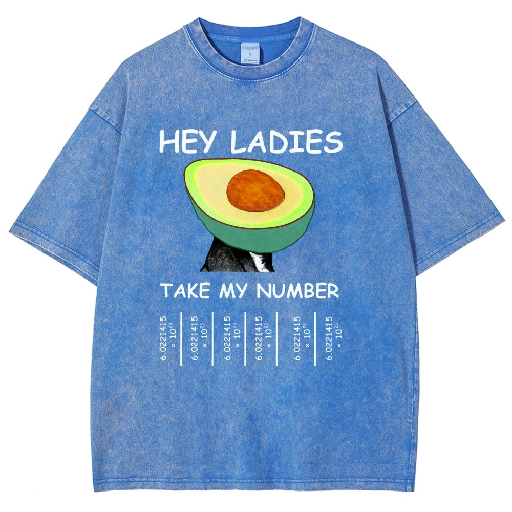 Avocadro - Funny Avogadro's Number Vintage Distressed T-shirt