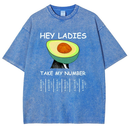 Avocadro - Funny Avogadro's Number Vintage Distressed T-shirt