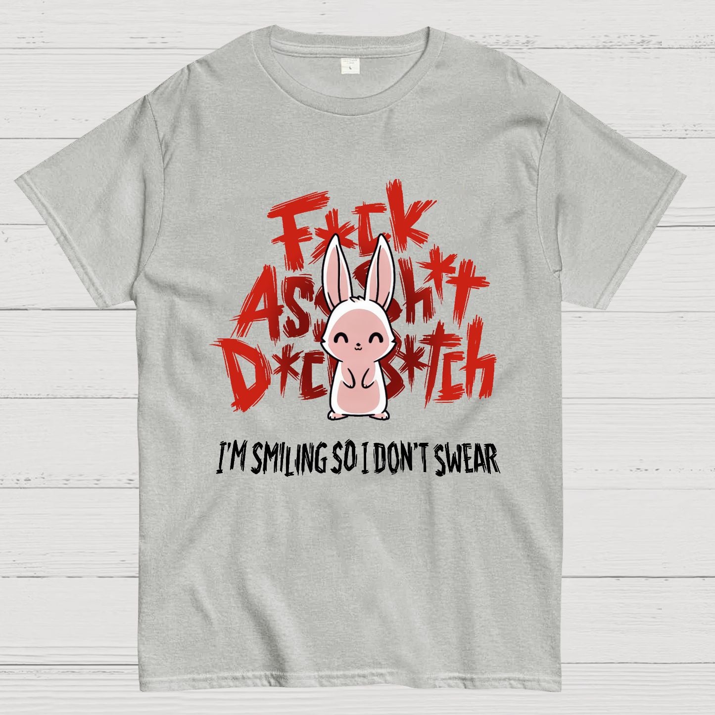 I‘m Smiling So I Don't Swear Geek T-Shirt