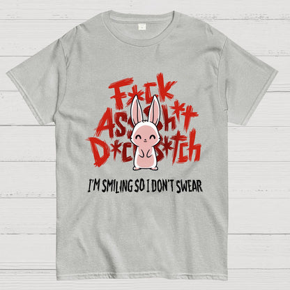 I‘m Smiling So I Don't Swear Geek T-Shirt