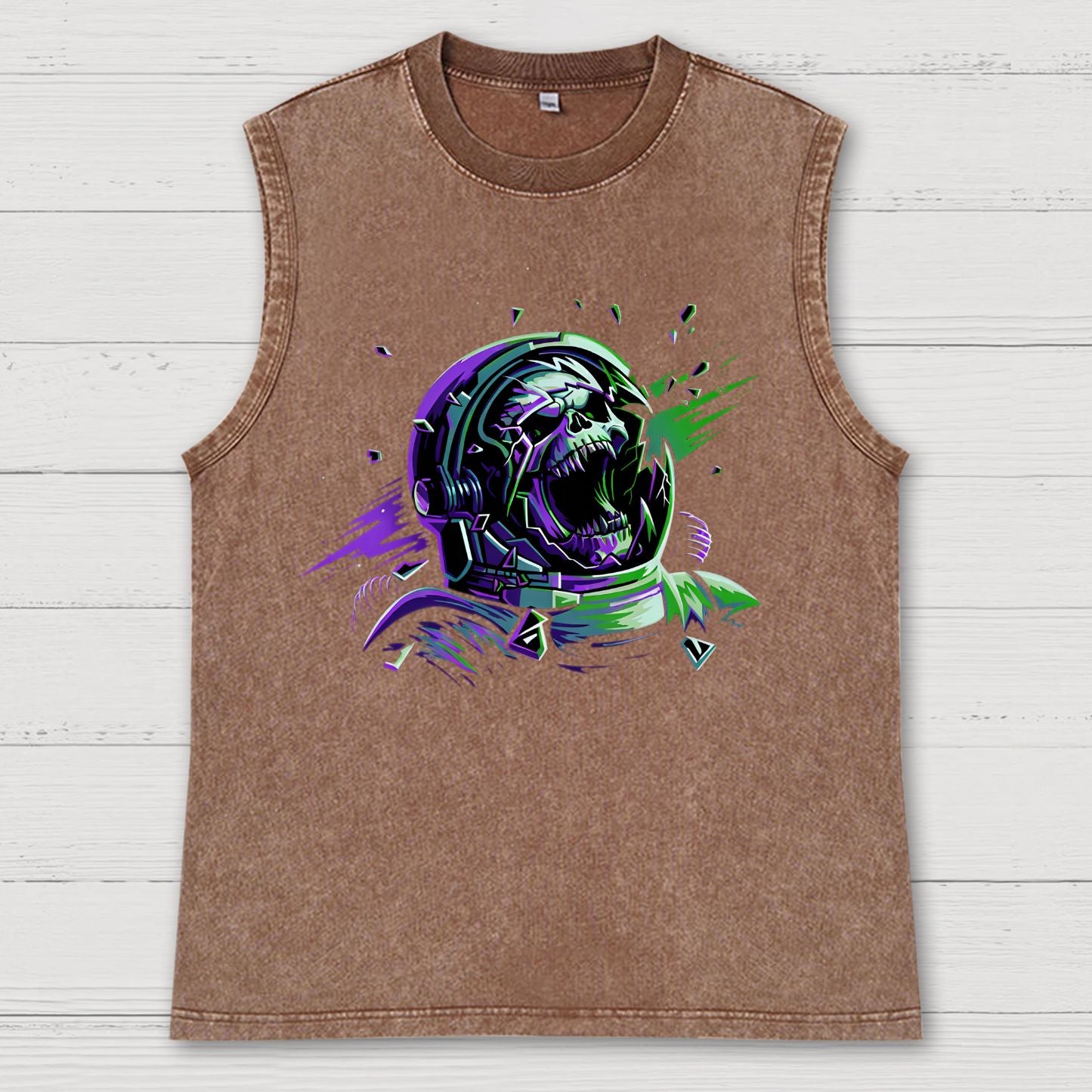 Space Scream Vintage Distressed Washed Tank