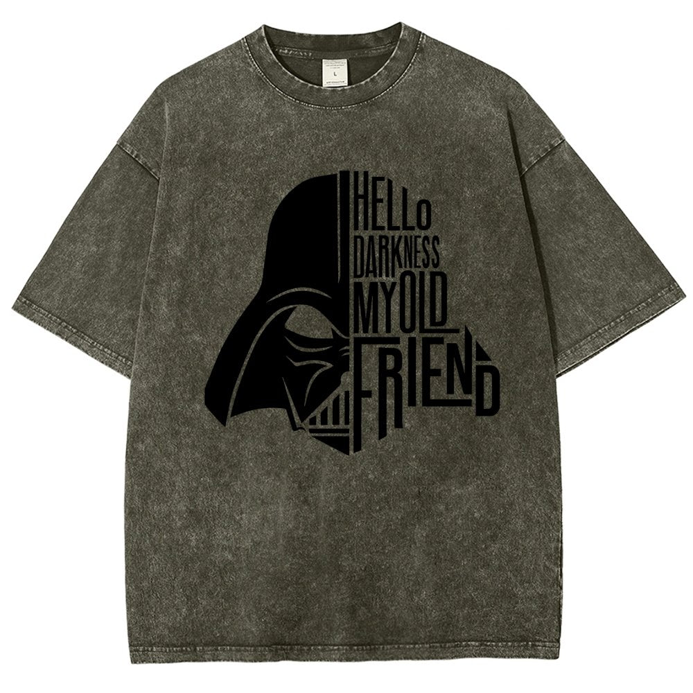 Hello Darkness My Old Friend Vintage Distressed T-shirt