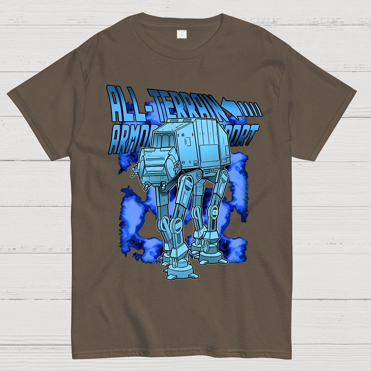Mega Terrain Mecha Transport Geek T-Shirt