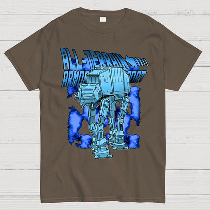 Mega Terrain Mecha Transport Geek T-Shirt