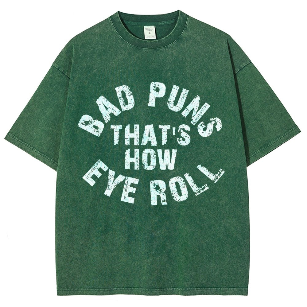 Eye Roll Vintage Distressed T-shirt