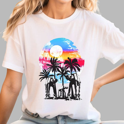 Robot Summer Assault Geek T-Shirt