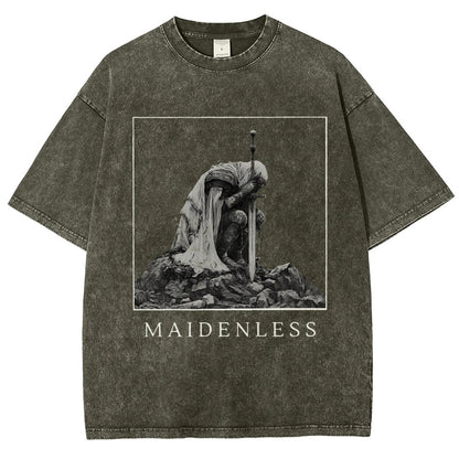 Maidenless Vintage Distressed T-shirt