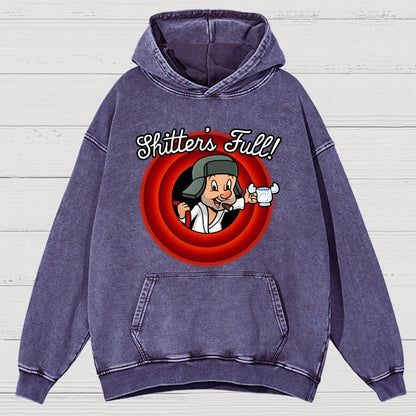Shitter's Full Vintage Distressed Hoodie