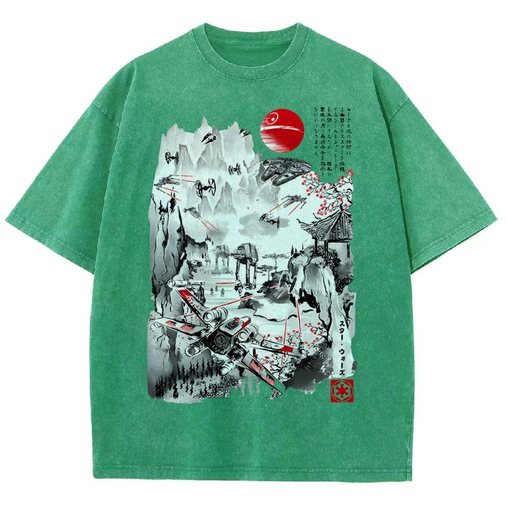 Last Battle of the Cosmic Conflict Vintage Distressed T-shirt