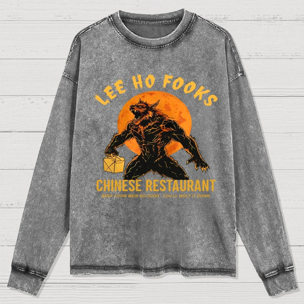 Lee Ho Fooks Washed Long Sleeve Tee