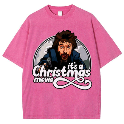 It‘s A Christmas Movie Vintage Distressed T-shirt