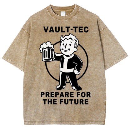 prepare for the future Vintage Distressed T-shirt