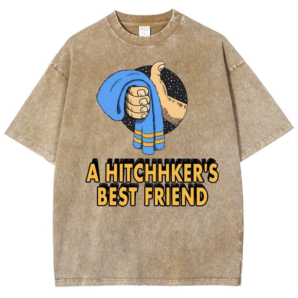 A Hitchhiker‘S Best Friend  Vintage Distressed T-shirt