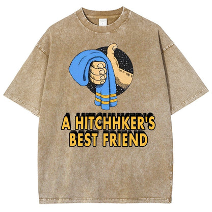 A Hitchhiker‘S Best Friend  Vintage Distressed T-shirt