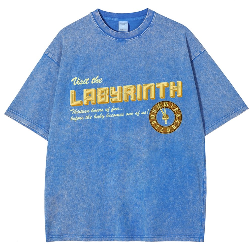 Visit the Maze Vintage Distressed T-shirt