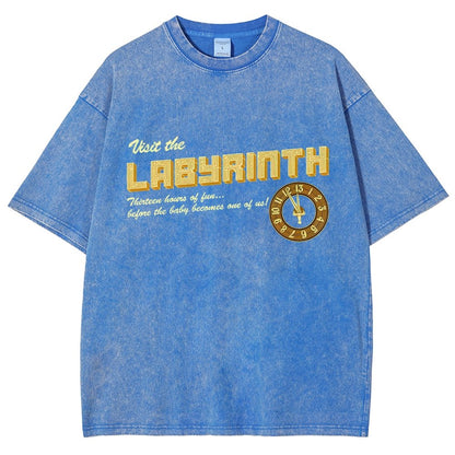 Visit the Maze Vintage Distressed T-shirt