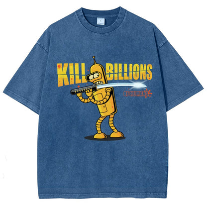 Kill Billions Vintage Distressed T-shirt