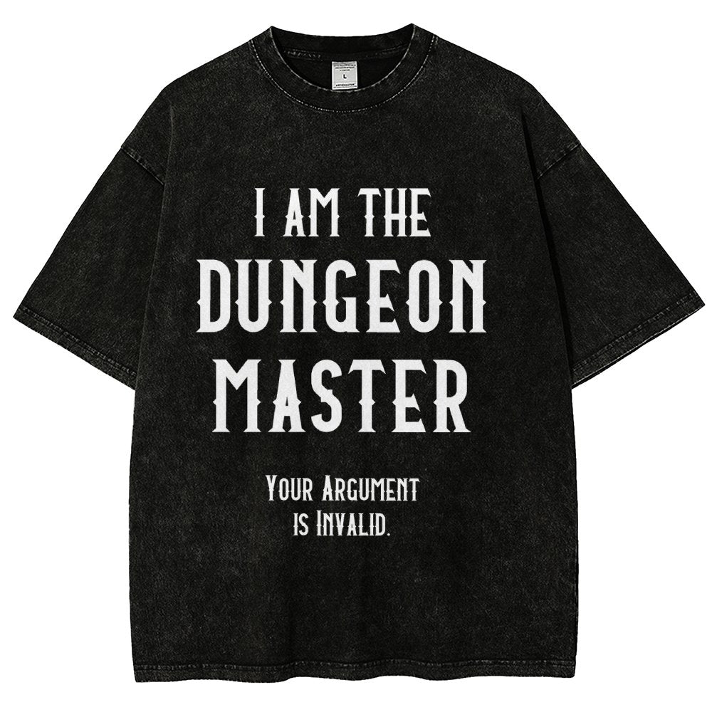 I am The Dungeon Master Nerd Vintage Distressed T-shirt