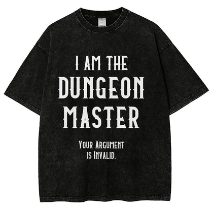 I am The Dungeon Master Nerd Vintage Distressed T-shirt