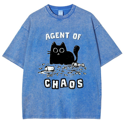 Agent of Chaos Vintage Distressed T-shirt