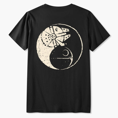 Balancing The Energy Front And Back Printing Geek T-Shirt