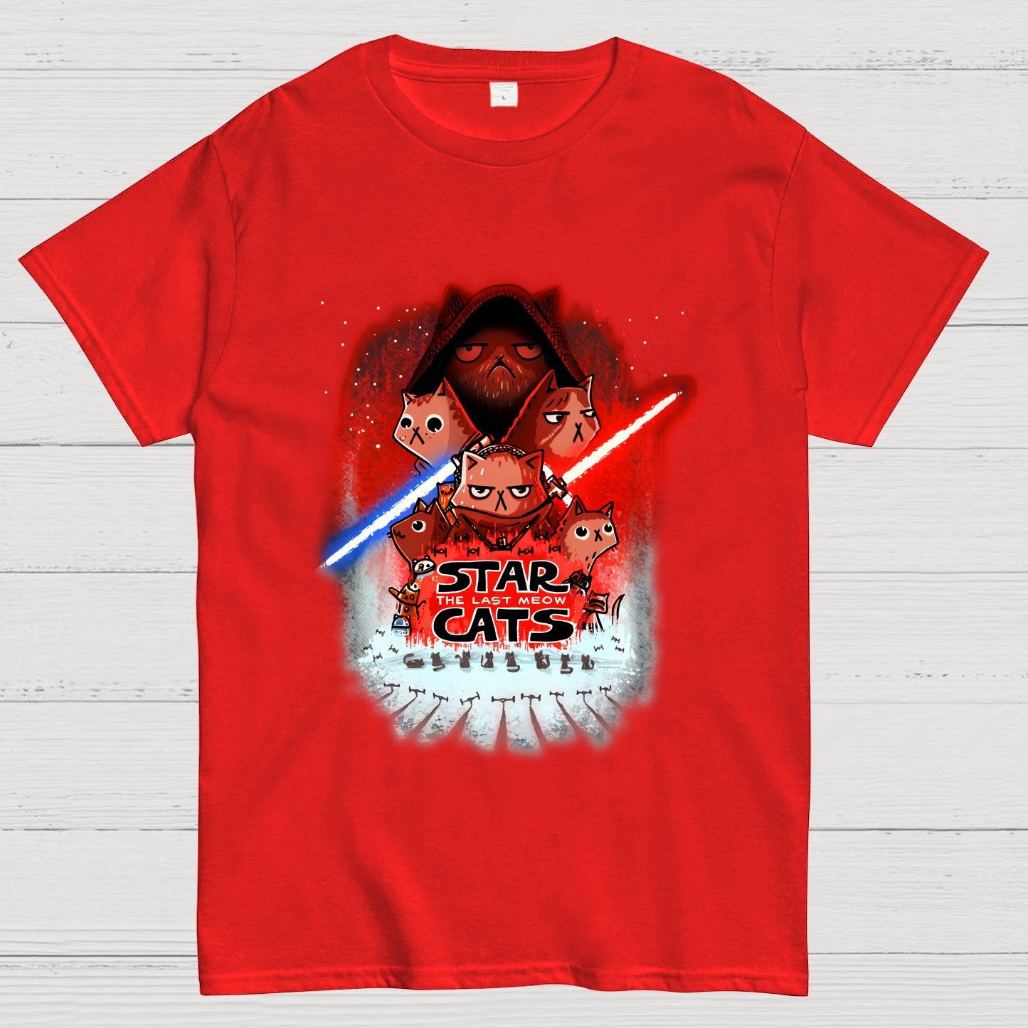 Star Cats The Last Meow Geek T-Shirt