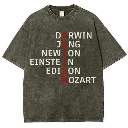 Autism and genius: different ways of thinking Vintage Distressed T-shirt