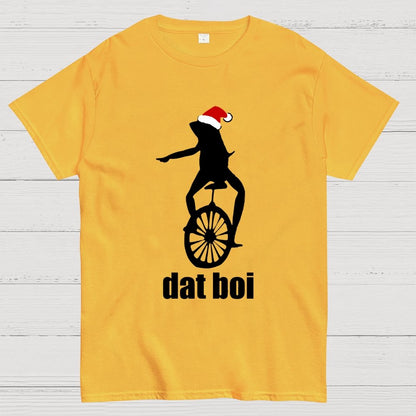 Christmas Here Comes Dat Boi Waddup Meme Geek T-Shirt