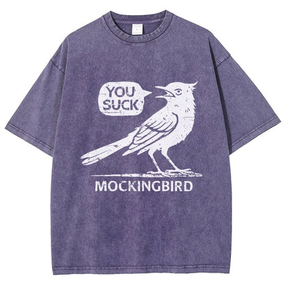 Mockingbird Vintage Distressed T-shirt