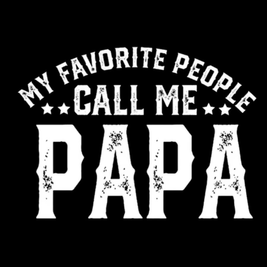 My Favorite People Call Me Papa Vintage Distressed Washed Tank