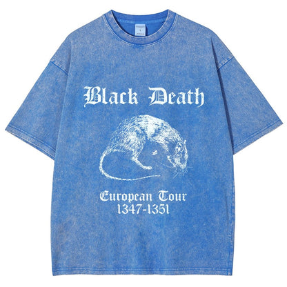 Black Death European Tour Vintage Distressed T-shirt