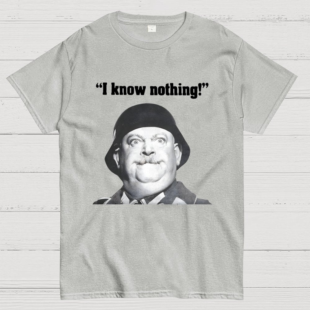 I Know Nothing Art Print Geek T-Shirt