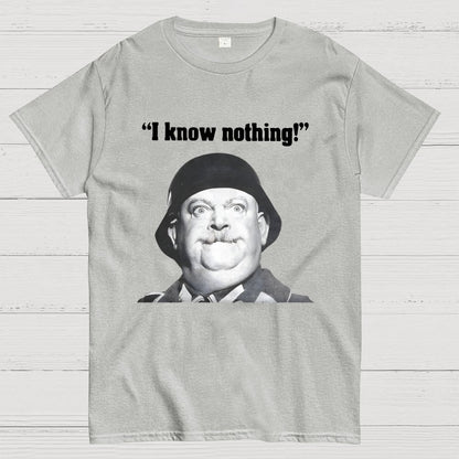 I Know Nothing Art Print Geek T-Shirt