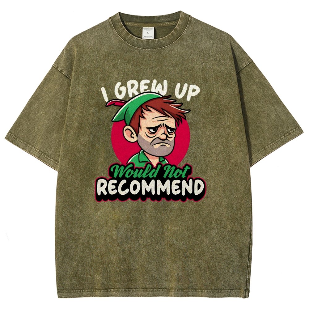No Happy Thoughts Left Vintage Distressed T-shirt