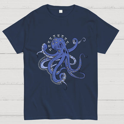 Funny Pi Day Octopus Geeky T-Shirt