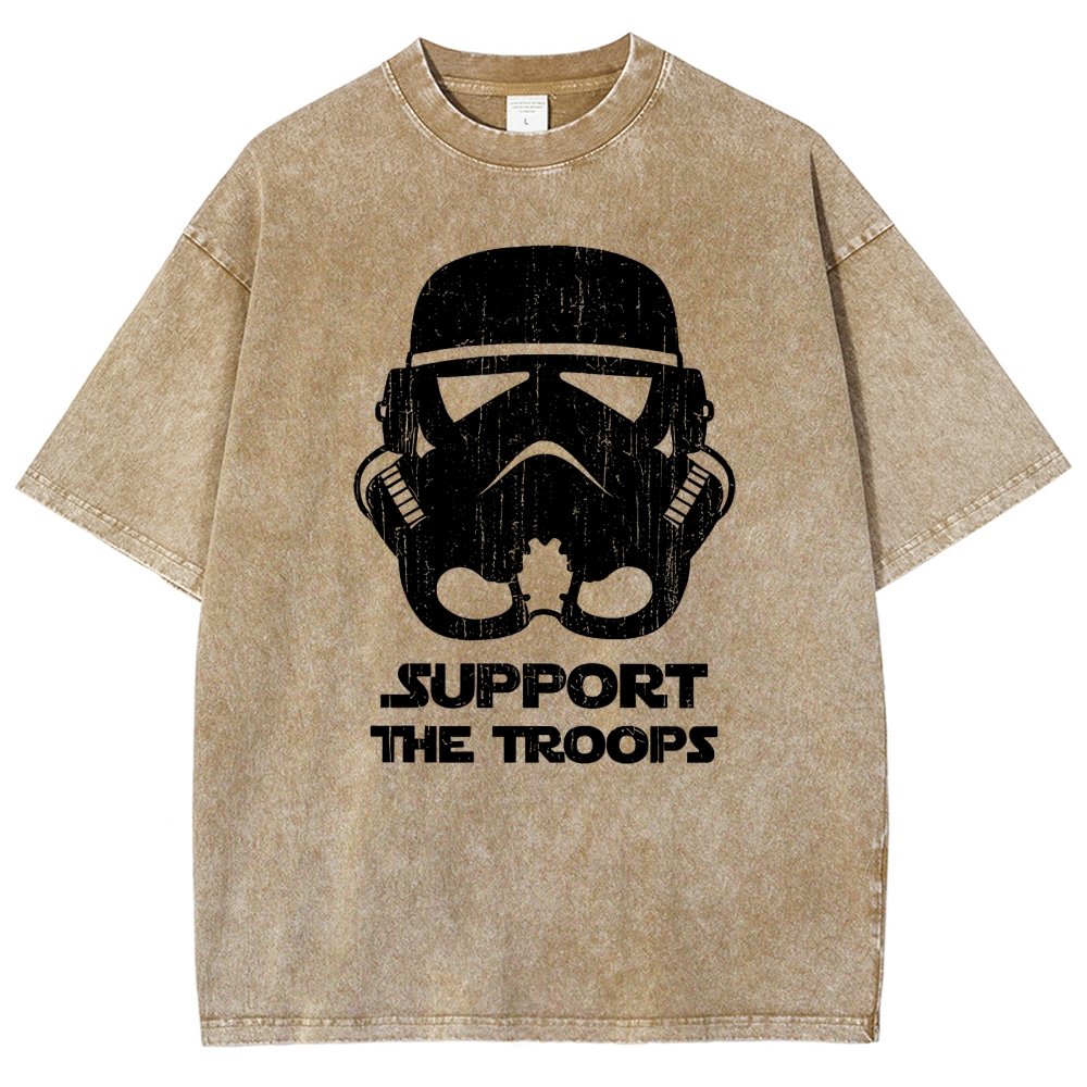 Support The Troops Vintage Distressed T-shirt