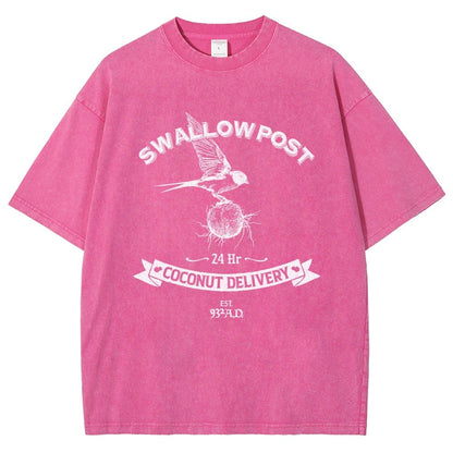 Swallow Post Vintage Distressed T-shirt