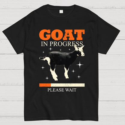 Goat In Progress Geek T-Shirt